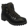 L-DIKE 06 BLK LEATHER FUR BOOT FOR WOMEN (BLK)